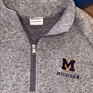 University of Michigan quarter zip